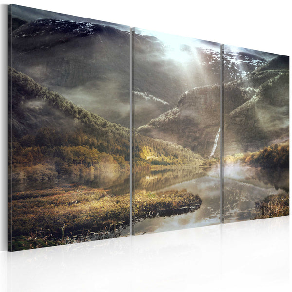 Impression sur toile - Le Pays des Brumes - Triptyque Erroi sconto