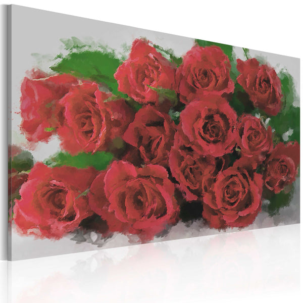 online Image - Roses rouges rouges 60x40cm Erroi