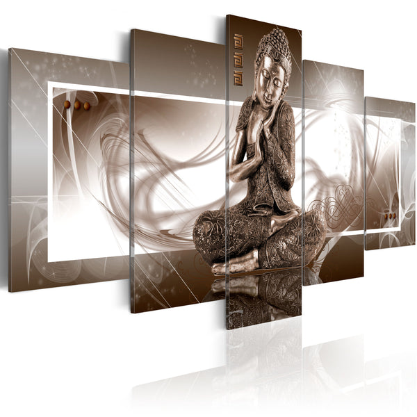 sconto Tableau sur toile - Bouddha en méditation Erroi