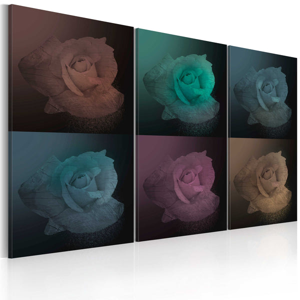 online Quadro - Rosa en six versions Erroi