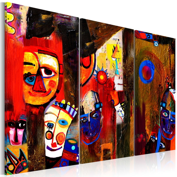 online Tableau peint - Abstrait Carnaval 120x80cm Erroi