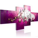 Quadro - Orchidee in Viola 100x45cm Erroi-1