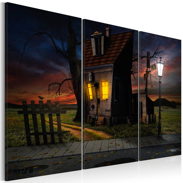 prezzo Cadre - House Of Fear - Triptyque 60x40cm Erroi