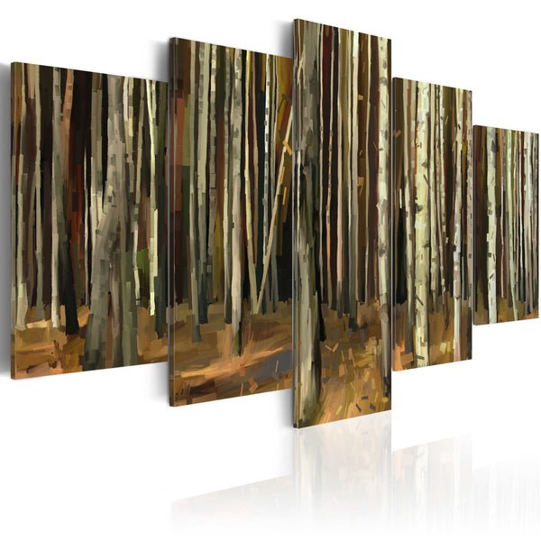 Cadre - Secret Of Sherwood Forest - 5 Panneaux 100x50cm Erroi sconto