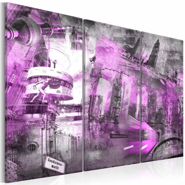 online Oeuvre - Berlin - Architecture - Violet 60x40cm Erroi