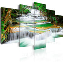 Quadro - Cascata Silvestre di Kanchanaburi, Thailandia 100x50cm Erroi-1