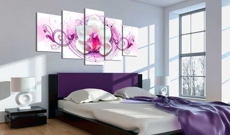 Quadro - Orchidea - Rosa Espressivo 100x50cm Erroi-2