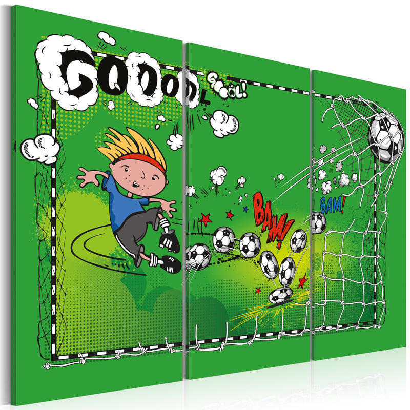 Quadro - Football Game - Triptych 60x40cm Erroi-1