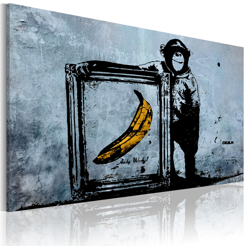 Quadro - Ispirato da Banksy 60X40Cm Erroi-1