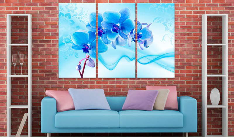 Quadro - Orchidea Eterica - Blu 60X40Cm Erroi-2