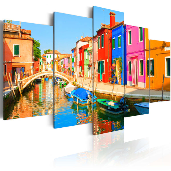 Affiche - Waterfront In Rainbow Colors Error online