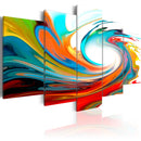 Quadro - Colorful Swirl 100X50Cm Erroi-1