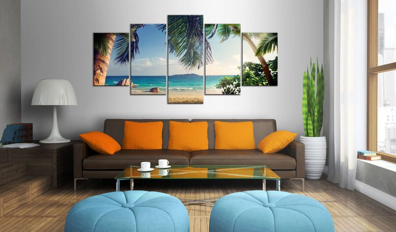 Quadro - Under Palm Trees 100X50Cm Erroi-2