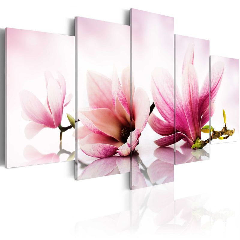 Quadro - Magnolie: Fiori Rosa 100X50Cm Erroi-1