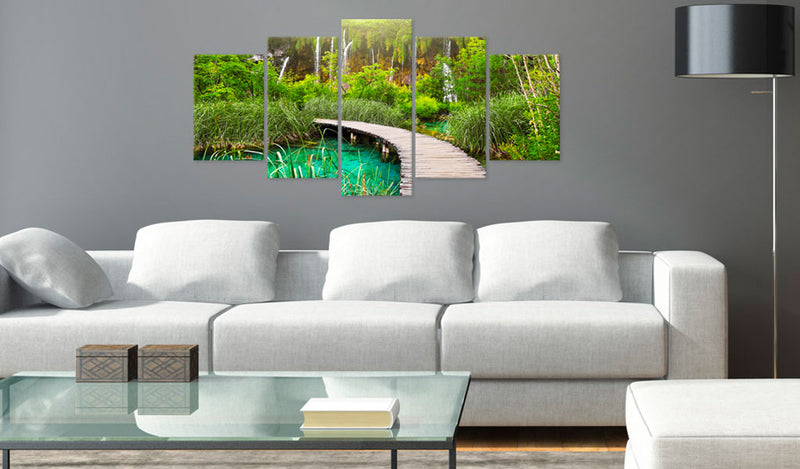 Quadro - Emerald Trail 100X50Cm Erroi-2