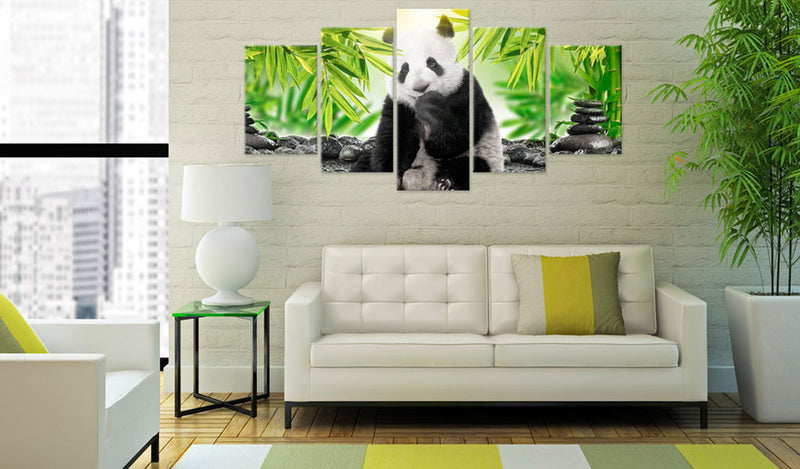 Quadro - Sweet Little Panda 100X50Cm Erroi-2