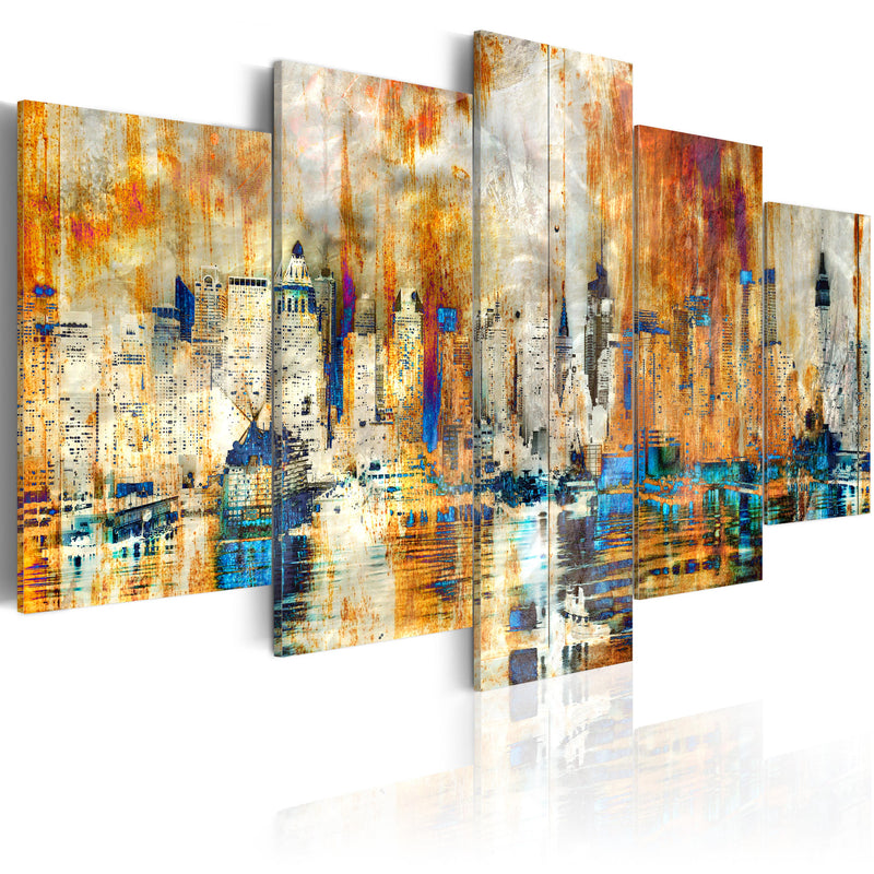 Quadro - Memory Of The City 100X50Cm Erroi-1