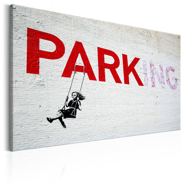 online Affiche - Parking Girl Swing par Banksy Erroi