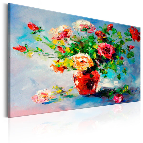 prezzo Tableau peint - Belles roses 60x40cm Erroi