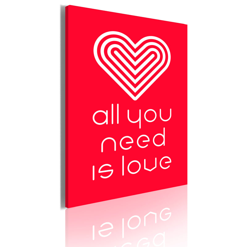 Quadro - All You Need Is Love 50X70Cm Erroi-1