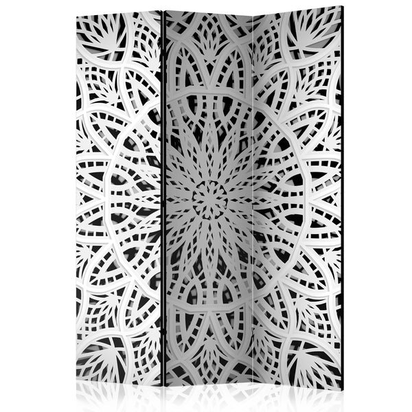 acquista Paravent 3 Panneaux - Mandala Blanc 135x172cm Erroi