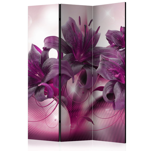 Paravent 3 Panneaux - La Flamme Violette 135x172cm Erroi sconto