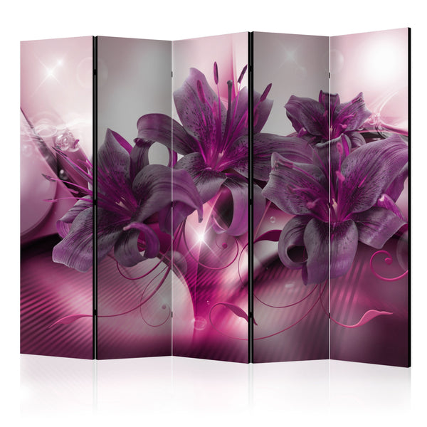 Paravent 5 Panneaux - The Purple Flame II 225x172cm Erroi prezzo