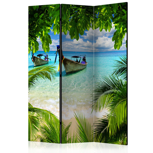 Paravent 3 Panneaux - Paradis Tropical 135x172cm Erroi acquista