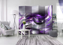 Paravento 5 Pannelli - Purple Swirls II 225x172cm Erroi-2