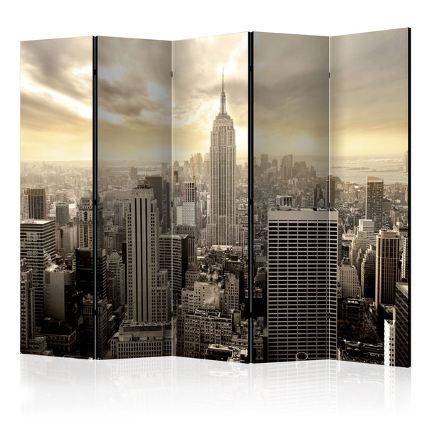 Paravent 5 Panneaux - Lumière De New York II 225x172cm Erroi sconto