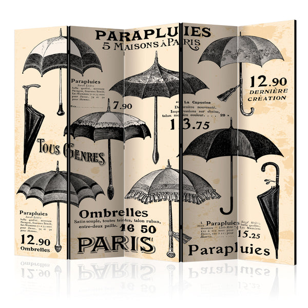 sconto Parapluie 5 Panneaux - Parapluies Vintage II 225x172cm Erroi