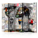 Paravento 5 Pannelli - World Map - Banksy 225x172cm Erroi-1