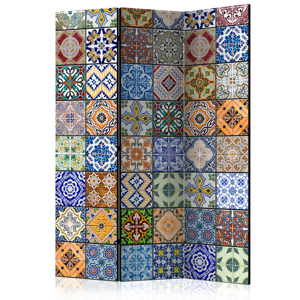 acquista Paravent 3 Panneaux - Mosaïque Colorée 135x172cm Erroi