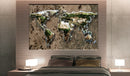 Quadro di Sughero - Wild World [Cork Map] 120x80cm Erroi-2