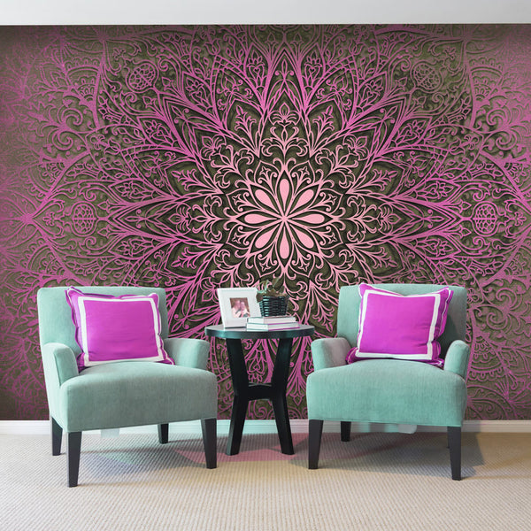 sconto Papier Peint Mural - Mandala De L'Amour 300x210cm Erroi