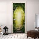 Carta da Parati Fotomurale per Porta - The Forest Of Fantasy 100x210 cm Erroi-1