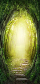 Carta da Parati Fotomurale per Porta - The Forest Of Fantasy 100x210 cm Erroi-2