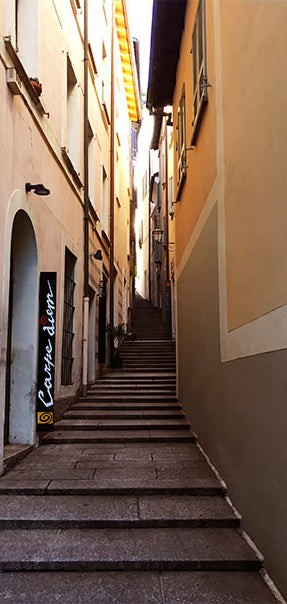 Carta da Parati Fotomurale per Porta - Summer Alley 100x210 cm Erroi-2