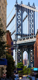 Carta da Parati Fotomurale per Porta - New York - Bridge 70x210 cm Erroi-2