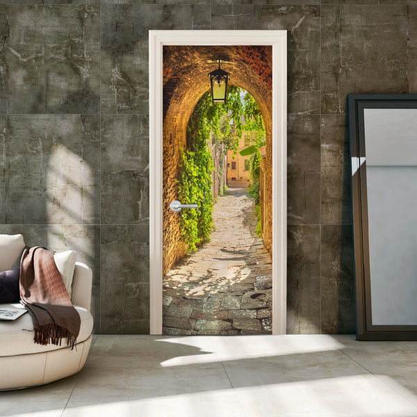 Papier peint de porte - Ruelle en Italie 80x210cm Erroi online