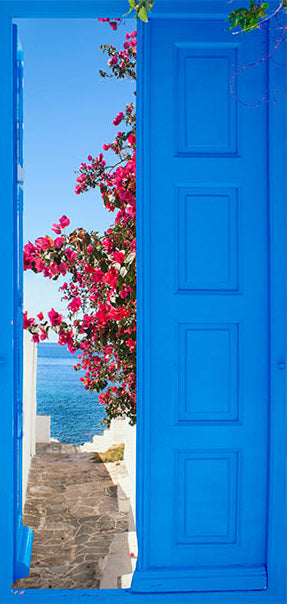 Carta da Parati Fotomurale per Porta - Door Into Summer 100x210 cm Erroi-2