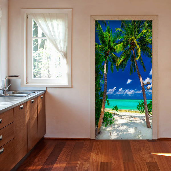 Poster Mural de Porte - Île, Plage I 100x210cm Erroi acquista