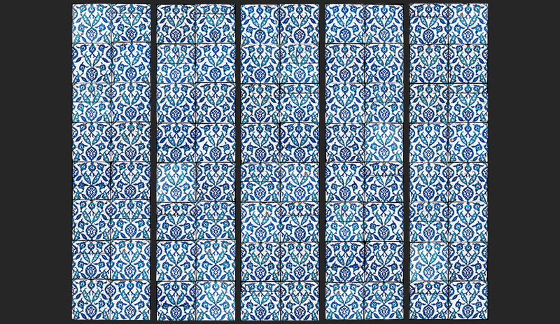 Fotomurale - Ballo Blu Scuro 50X1000 cm Carta da Parato Erroi-2