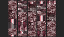 Fotomurale - Carmine Madness 50X1000 cm Carta da Parato Erroi-2