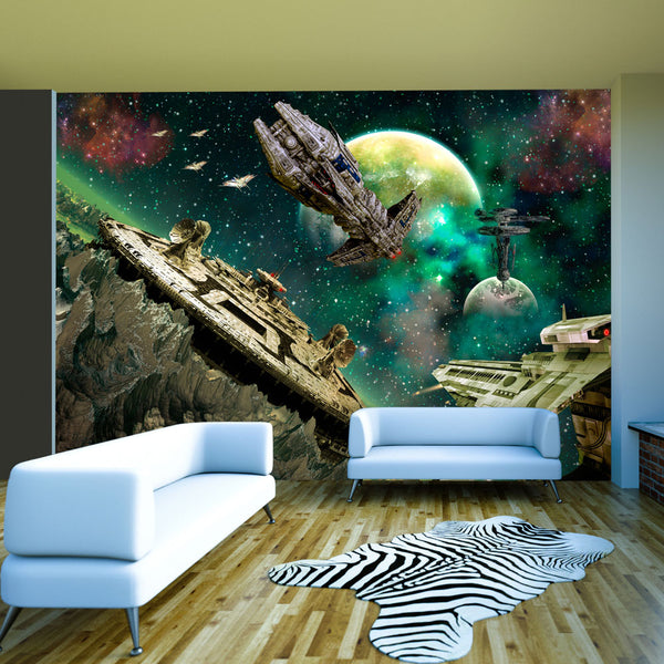 prezzo Papier Peint - Space Fleet Wallpaper Erroi