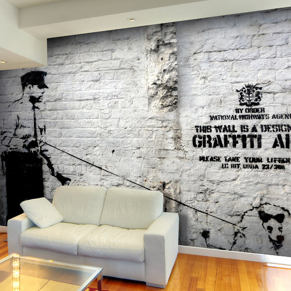 Autocollant - Banksy - Graffiti Area Wallpaper Erroi sconto