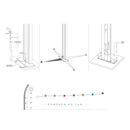 Doccia Solare da Esterno Giardino 30L Miscelatore e Lavapiedi Arkema Spring Fascia Inox Verde-7