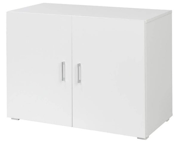 Armoire 2 Portes 90x45x66 cm en MDF Blanc sconto