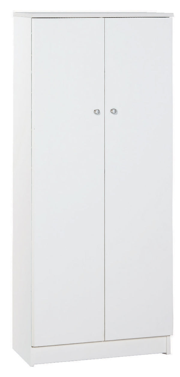 acquista Armoire 2 Portes 62x147x34 cm Blanc Lisse