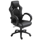 Sedia da Gaming 51x61x108-118 cm in Similpelle Nero-1